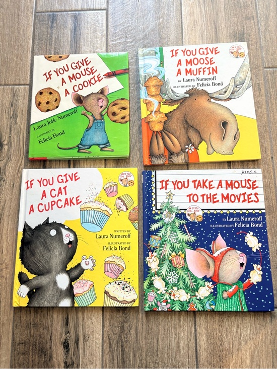 Laura Numeroff Other - If You Give a Mouse, a Cookie Set 4 Hardcover Laura Numeroff If You Series